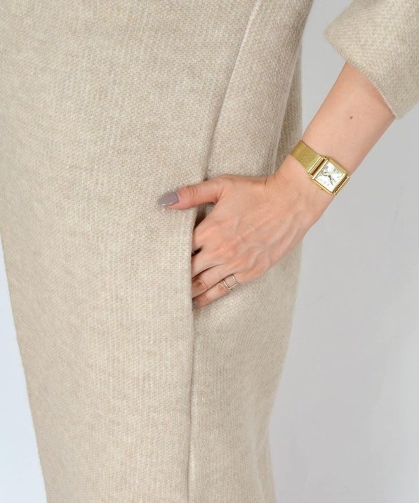 ADAWAS:エアリースポンジニットカーディガン