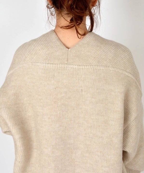 ADAWAS:エアリースポンジニットカーディガン