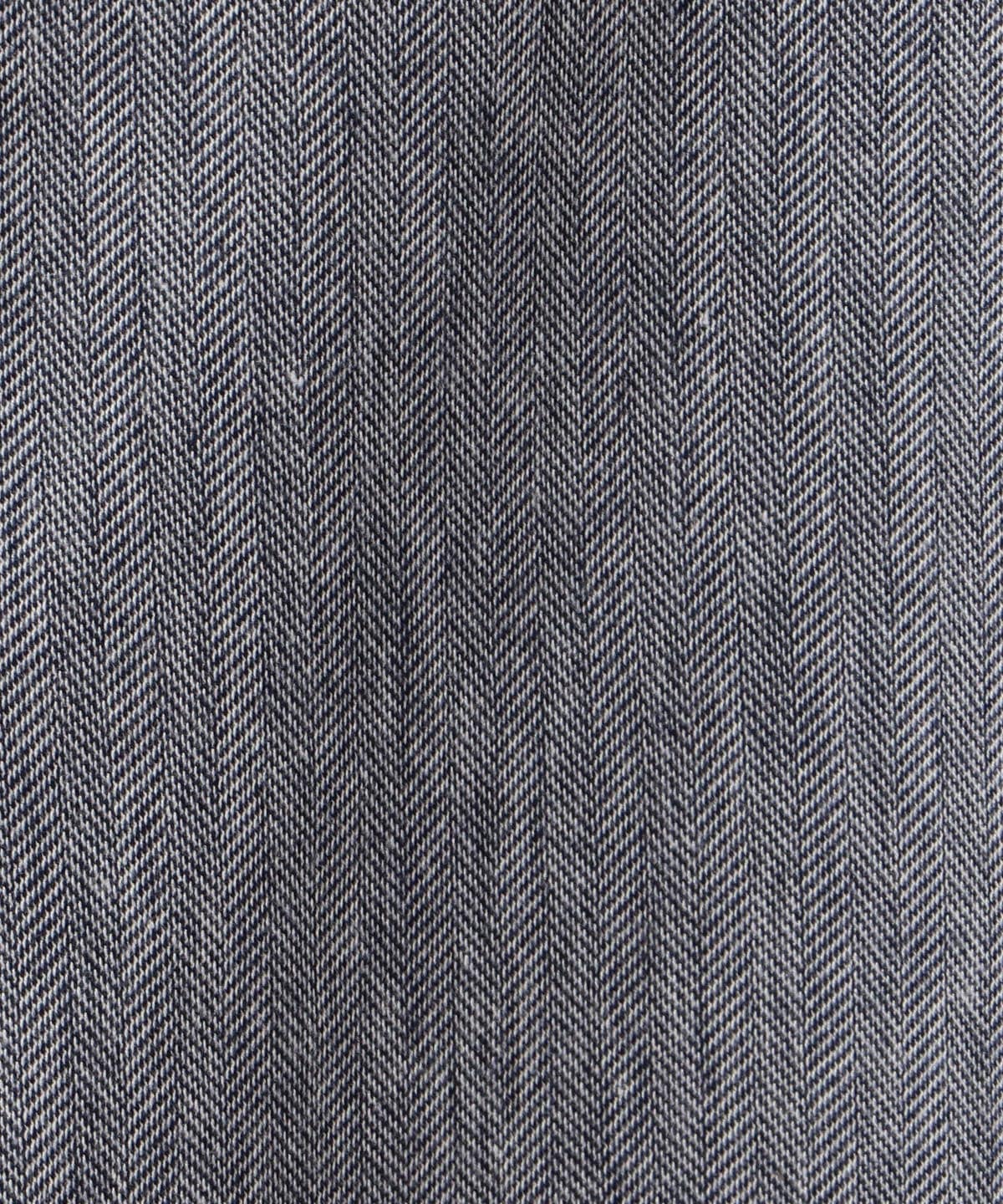 SD: 【ALBINI社製生地】 ヘリンボーン ジャージー ワンピースカラー シャツ