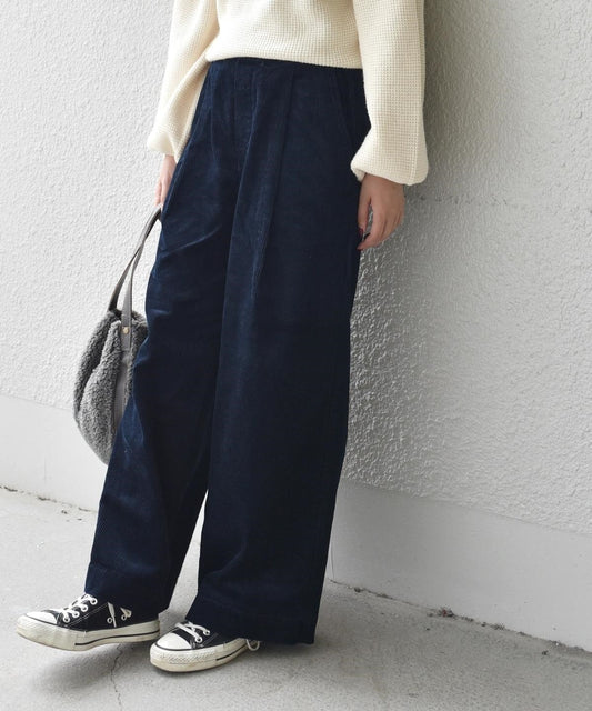 liflattie ships: コーデュロイ タック パンツ