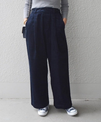 liflattie ships: コーデュロイ タック パンツ