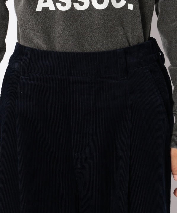 liflattie ships: コーデュロイ タック パンツ