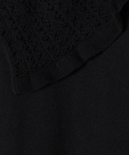 SHIPS any:ビッグカラー フリル Vネック プルオーバー