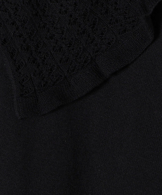 SHIPS any:ビッグカラー フリル Vネック プルオーバー