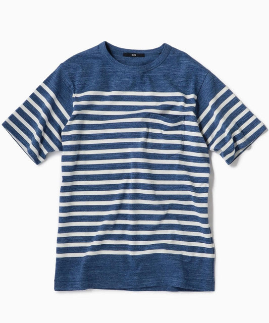 SHIPS: MADE IN JAPAN スペック ボーダー ポケット Tシャツ