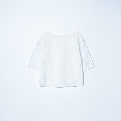 LACE COMBI T-BLOUSE
