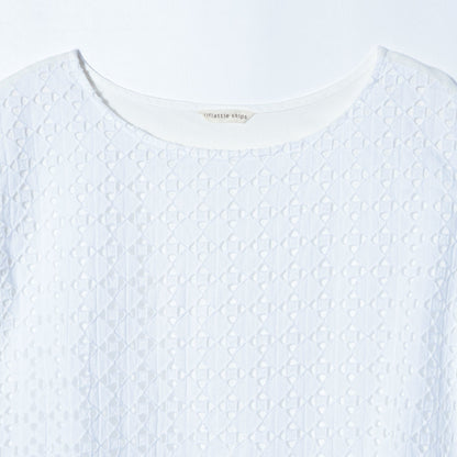 LACE COMBI T-BLOUSE