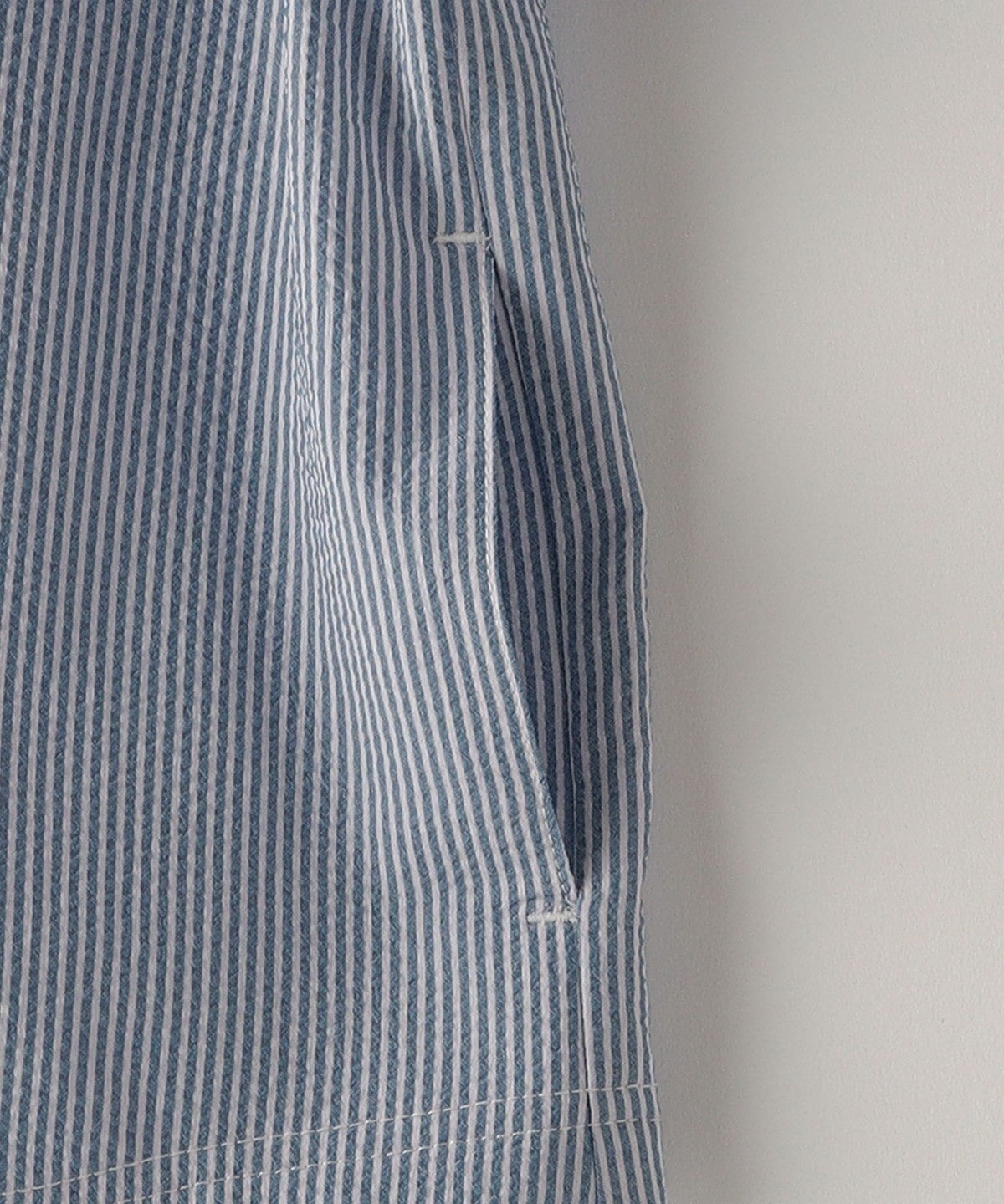 SHIPS KIDS:140〜160cm /〈UVカット/吸水速乾〉ドライタッチ ストライプ シャツ