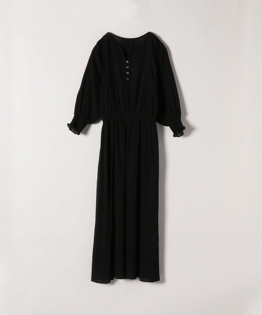 SHIPS any:〈ウォッシャブル〉クレープ シャーリング ワンピース