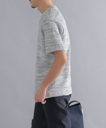 SHIPS: ワッフル フェイクレイヤード クルーネック Tシャツ