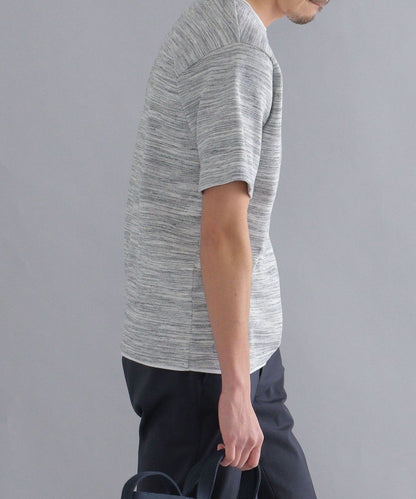 SHIPS: ワッフル フェイクレイヤード クルーネック Tシャツ