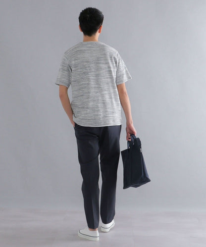 SHIPS: ワッフル フェイクレイヤード クルーネック Tシャツ