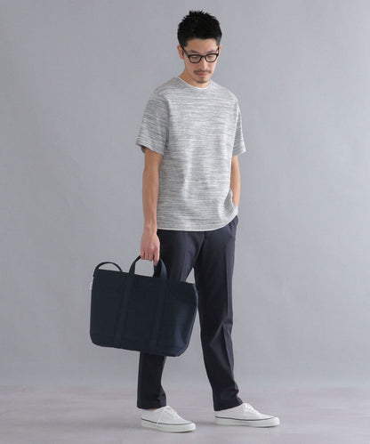 SHIPS: ワッフル フェイクレイヤード クルーネック Tシャツ