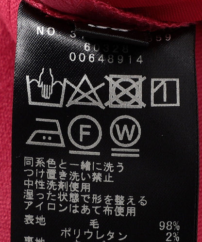 SHIPS Primary Navy Label:〈手洗い可能〉サテン カラー パンツ