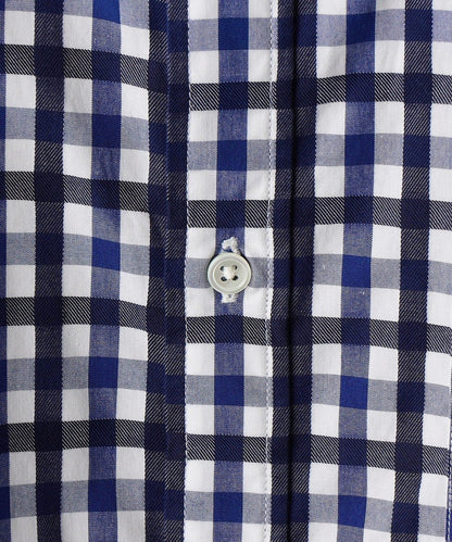 SHIPS: japan quality ドビー ギンガムチェック ボタンダウン シャツ S/S