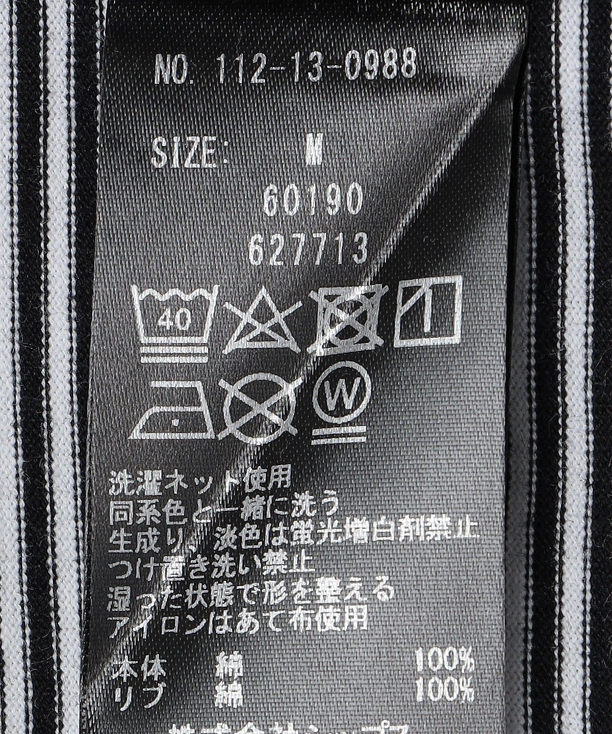 SHIPS: 抗菌・防臭 NANO-FINE（R） ハイゲージ コットン ボーダー  Tシャツ