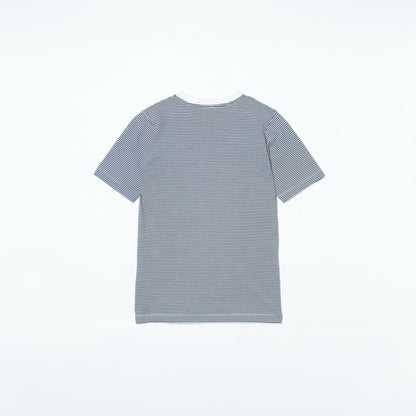 SHIPS: 抗菌・防臭 NANO-FINE（R） ハイゲージ コットン ボーダー  Tシャツ