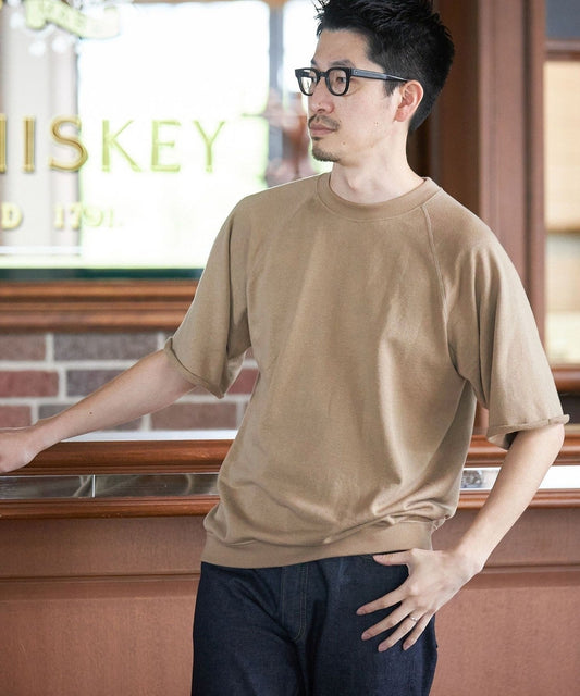 SHIPS: ピマコットン ミニ裏毛 オーバー Tシャツ
