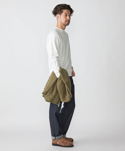 SHIPS: カネマサ 36ゲージ 裏毛 ロングスリーブ Tシャツ (ロンT)