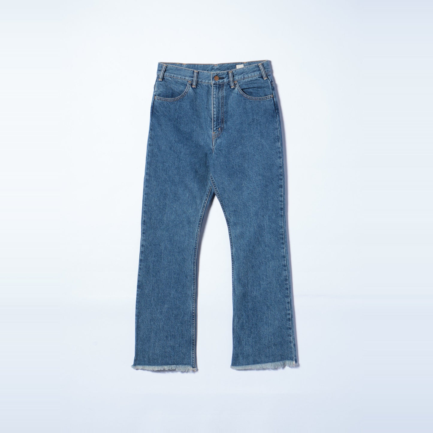 YOUNG&OLSEN:〈ウォッシャブル〉70s HIP JEANS フレア デニム パンツ