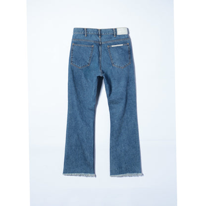 YOUNG&OLSEN:〈ウォッシャブル〉70s HIP JEANS フレア デニム パンツ