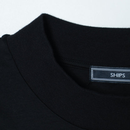 SHIPS: ALBINI モックネック ショートスリーブ Tシャツ