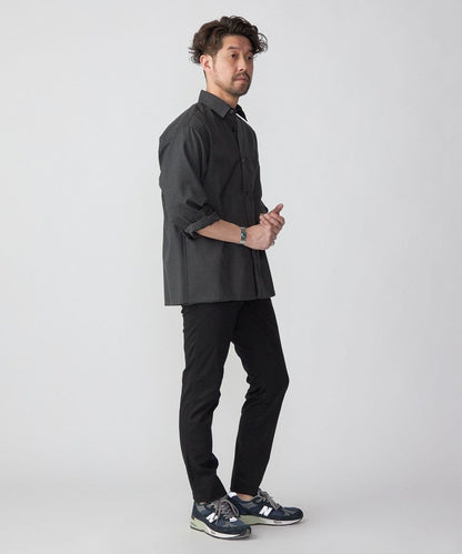 SHIPS:〈洗濯機可能〉TECH PLUS(R) WOOL リラックスフィット レギュラーカラーシャツ