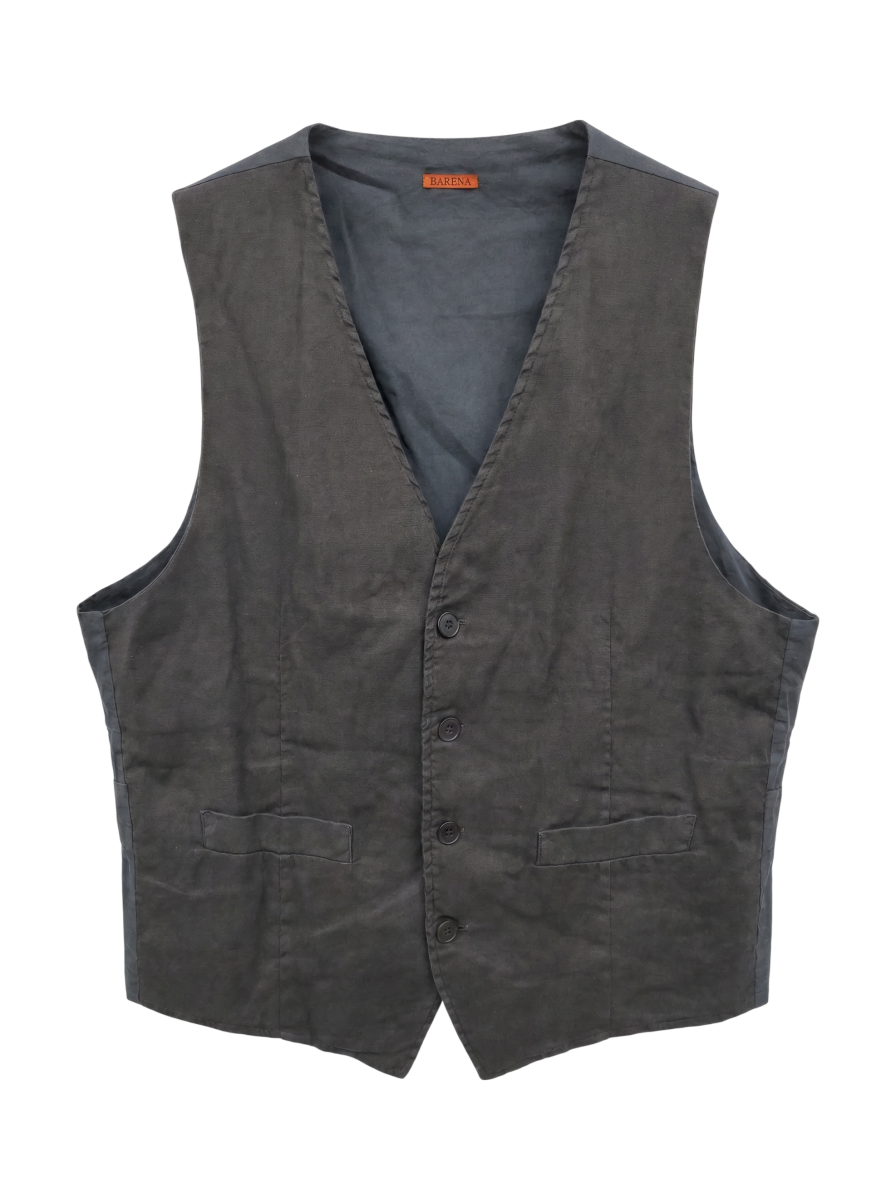 BARENA: LINEN VEST