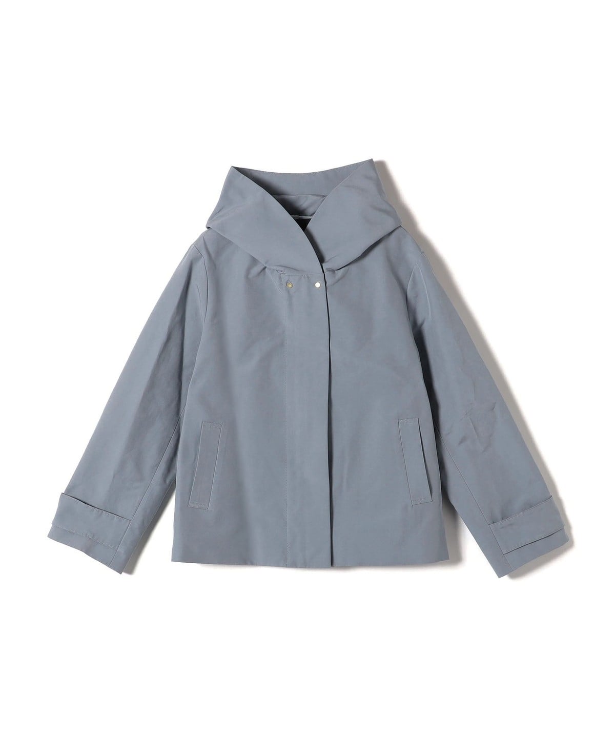 SHIPS Colors:〈手洗い可能〉フードカラー ショート コート