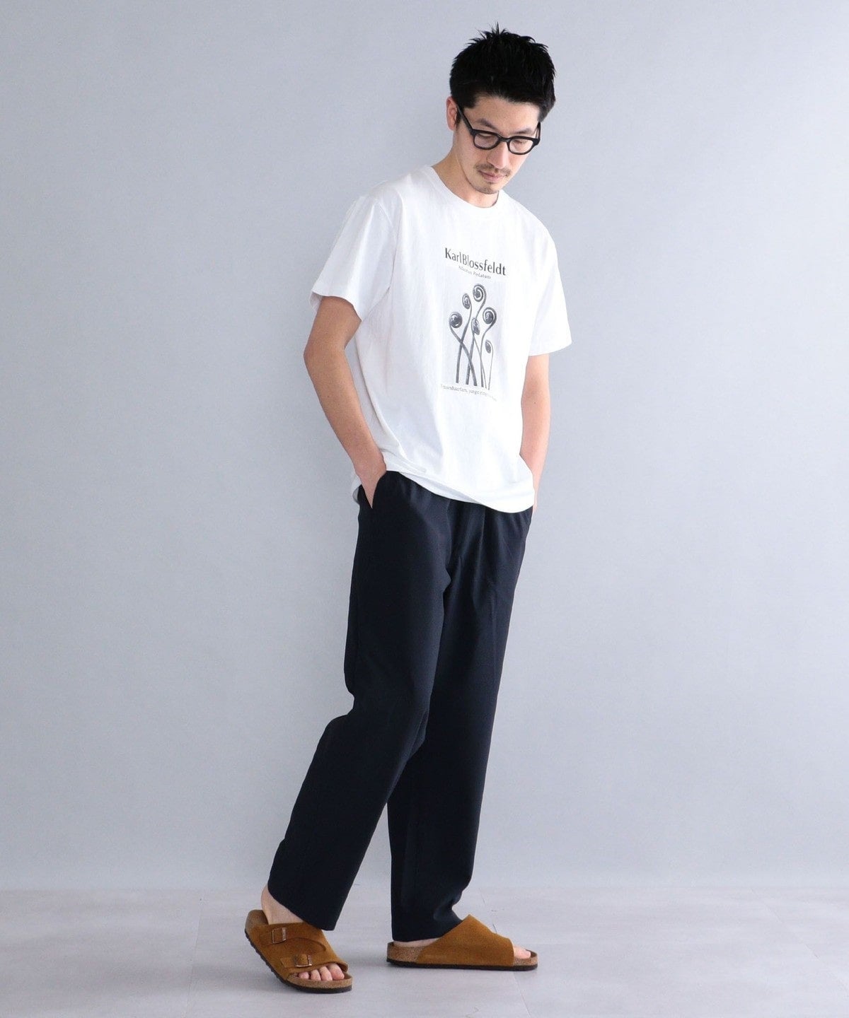 SHIPS: Karl Blossfeldt フォト プリント Tシャツ