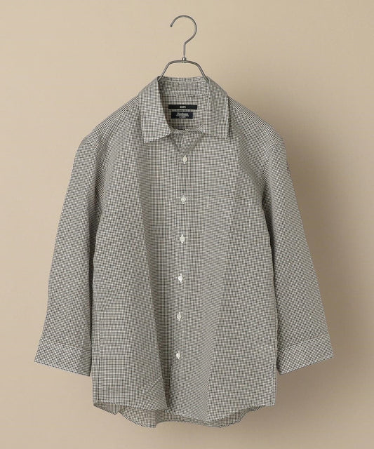 SHIPS: Herdmans コットン/リネン 7スリーブ シャツ due 20SS