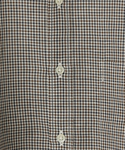 SHIPS: Herdmans コットン/リネン 7スリーブ シャツ due 20SS