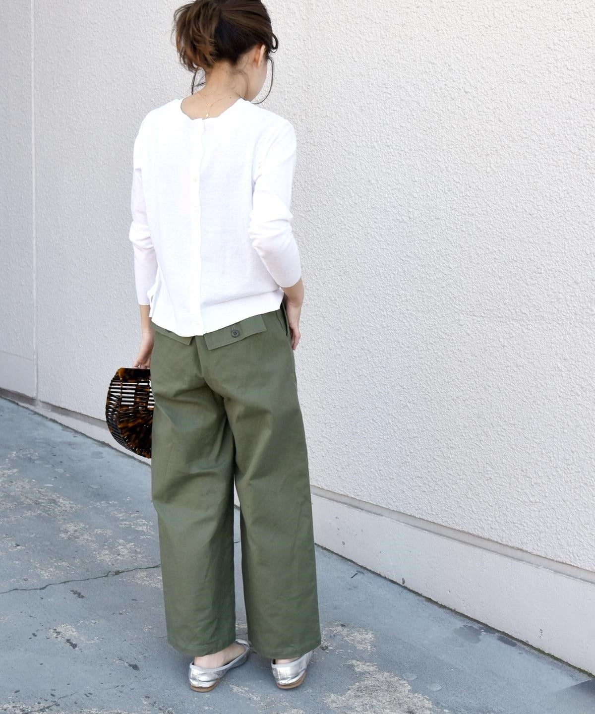 liflattie ships:コットンサージベイカーパンツ