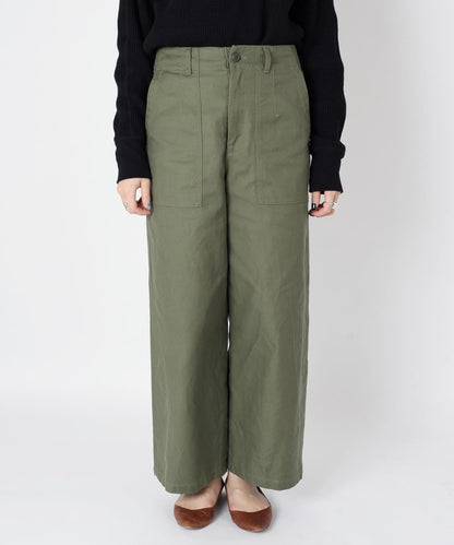 liflattie ships:コットンサージベイカーパンツ