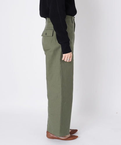 liflattie ships:コットンサージベイカーパンツ