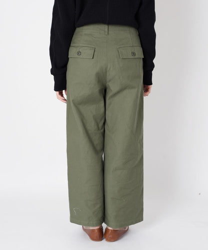 liflattie ships:コットンサージベイカーパンツ