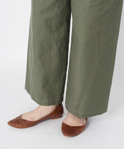 liflattie ships:コットンサージベイカーパンツ