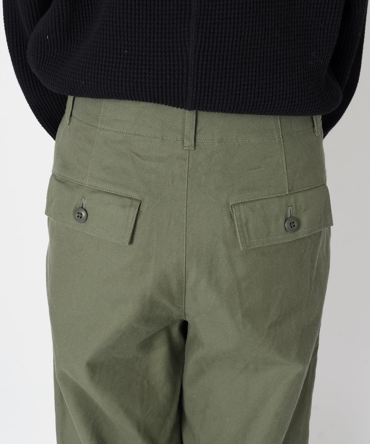 liflattie ships:コットンサージベイカーパンツ