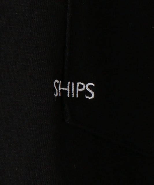 【WEB限定】SHIPS: マイクロ SHIPSロゴ ポケット Tシャツ