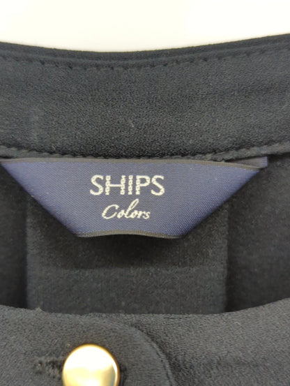 SHIPS Colors:〈洗濯機可能〉ジョーゼット タックスリーブ ブラウス