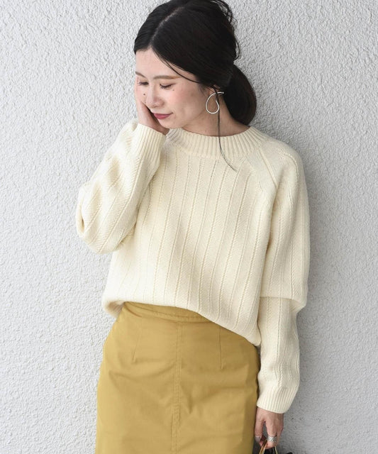 D’ARLES MERINO:ヘリンボーンプルオーバー