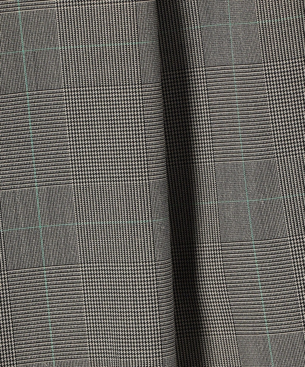 〈手洗い可能〉チェックセミワイドパンツ