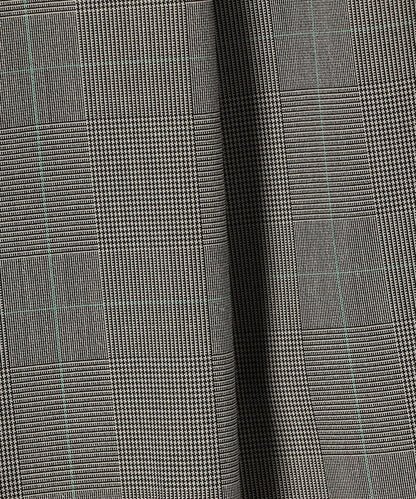 〈手洗い可能〉チェックセミワイドパンツ