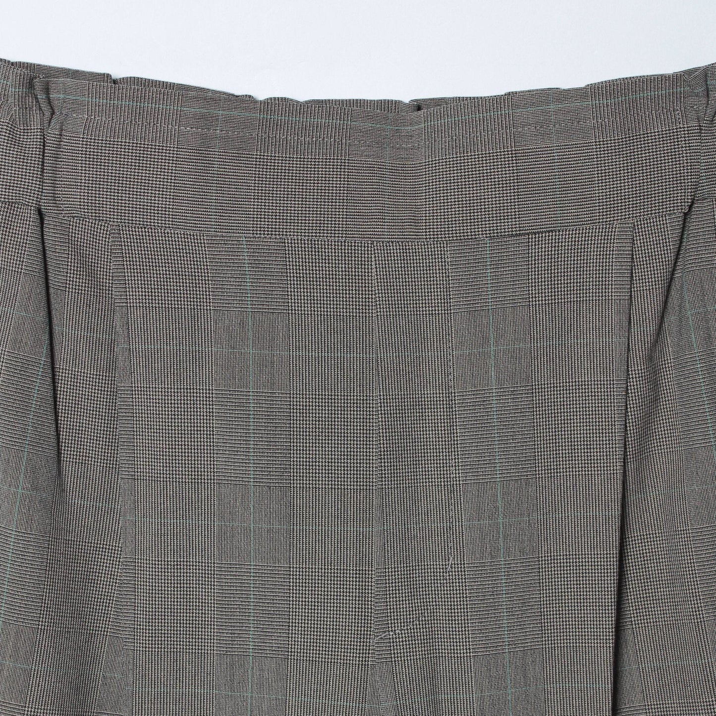 〈手洗い可能〉チェックセミワイドパンツ