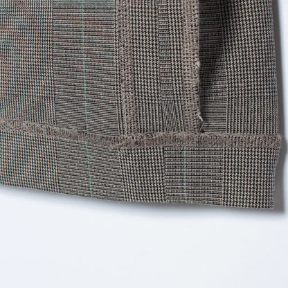 〈手洗い可能〉チェックセミワイドパンツ