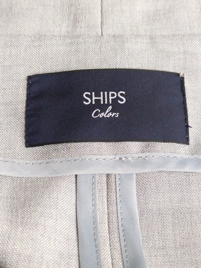 SHIPS Colors:〈洗濯機可能〉リネン ライク ジャケット