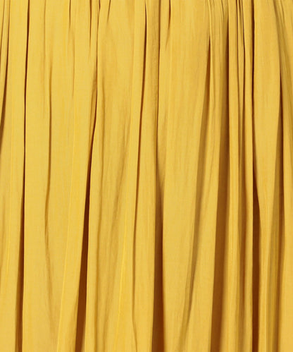 SHIPS any:パウダーサテンギャザースカート