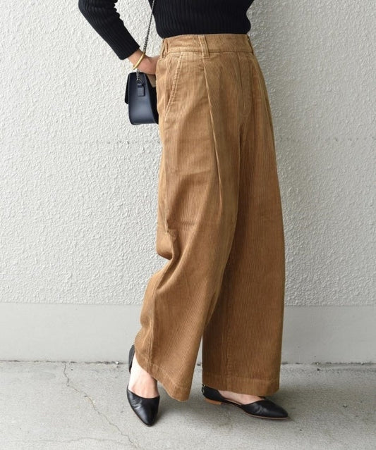 liflattie ships: コーデュロイ タック パンツ