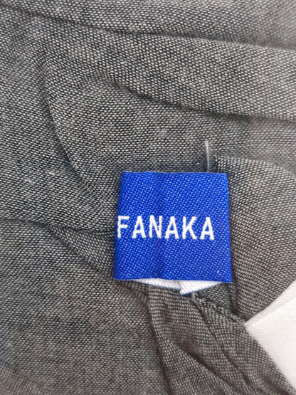 Fanaka:〈手洗い可能〉バック スリット ドルマン ロング シャツ ワンピース