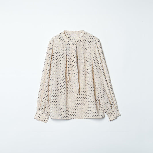 21:HENKEI DOT BO-TIE BLOUSE
